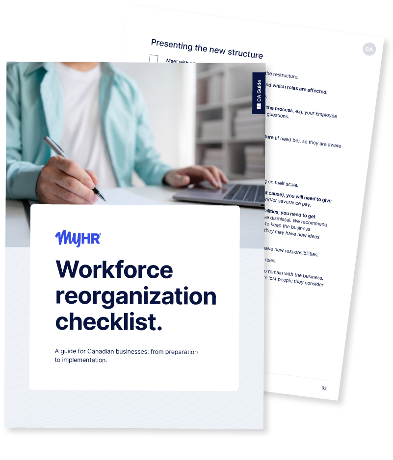 25-343 - MyHR - Reorganization Checklist (CA)Landing Page Mockup