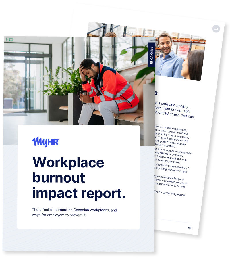 25-352 - MyHR - Workplace burnout impact report (CA)Landing Page Mockup