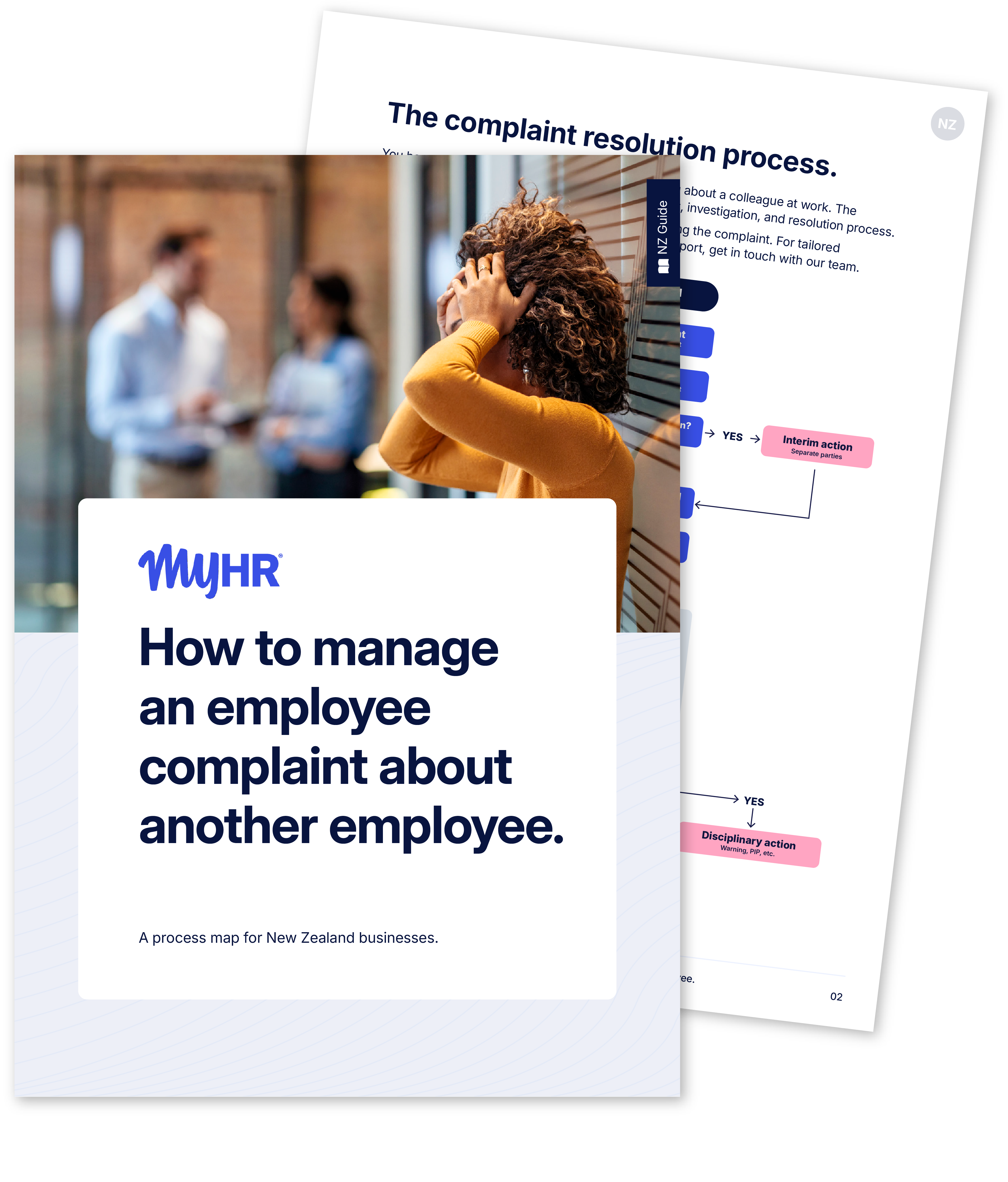 26 MyHR Employee complaint process map guide NZ