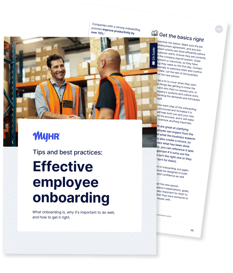 MyHR-Onboarding-Guide-CALanding Page Mockup