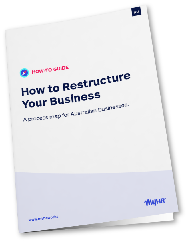 MyHR_AU-How-to-Restructure-Your-Business-Book Mockup